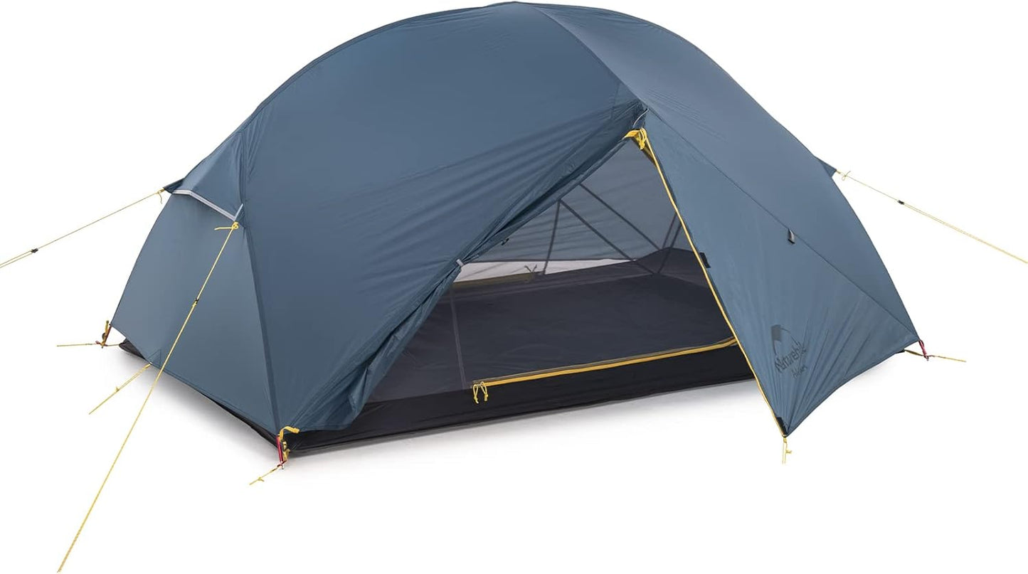 Naturehike Mongar 2 Person 3 Season Camping Tent Ultralight Backpacking Tent for Hiking Cycling