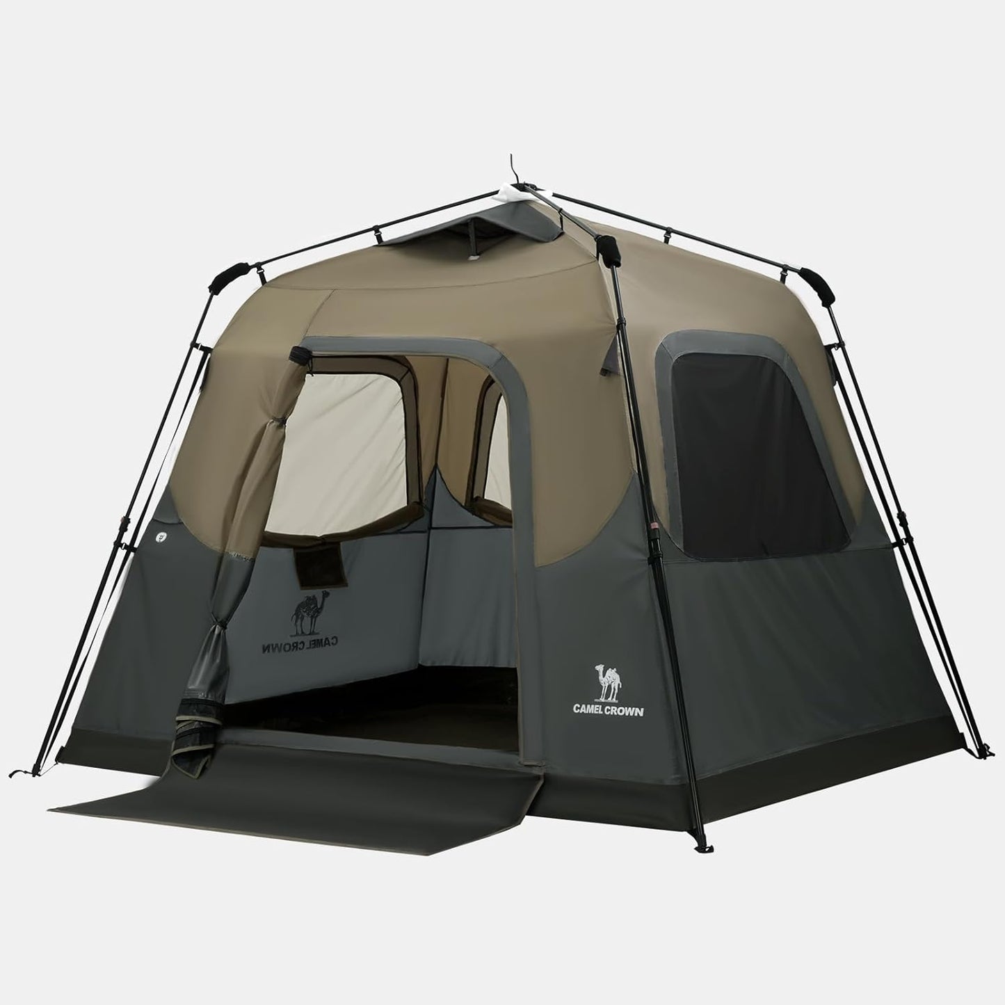 *Best Quick-Setup Tent* CAMEL CROWN Instant Tents for Camping 4-6 Person Tent Waterproof Easy Setup Sets Up in 60 Seconds Backpacking Tents with Carry Bag for Outdoor Hiking