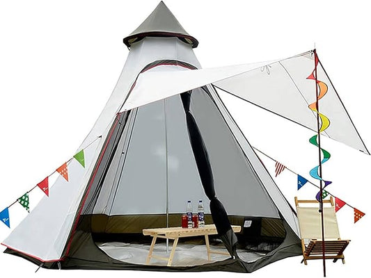 Dome Camping Tent 12'x10'x8' 5-6 Person 4 Season