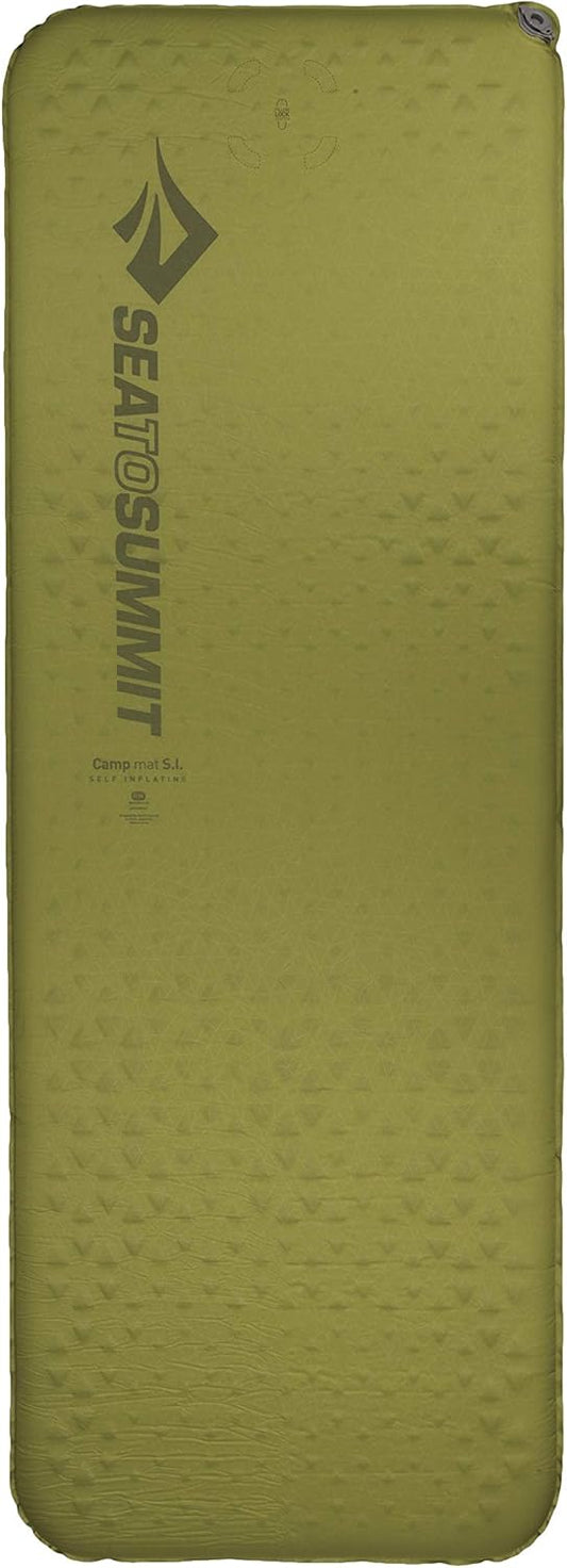 Sea to Summit Camp Self-Inflating Foam Sleeping Mat for Camping and Backpacking, Rectangular - Regular (72 x 25 x 1.5 inches)