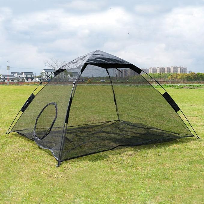 Outdoor Enclosures, Portable Tent for Small Animals, Cat Outdoor Tent with Foldable Bag(Orange)
